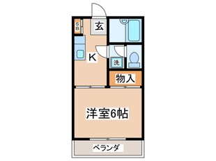 第３栄光荘の物件間取画像